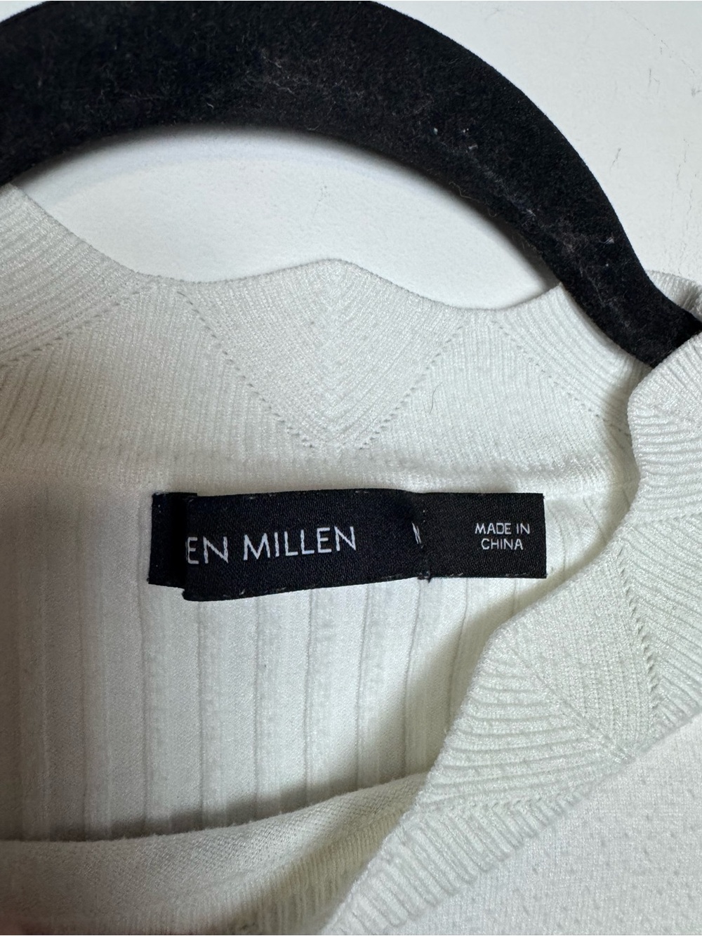 Karen Millen Pointelle Chevron Sweater - Picture 6 of 10